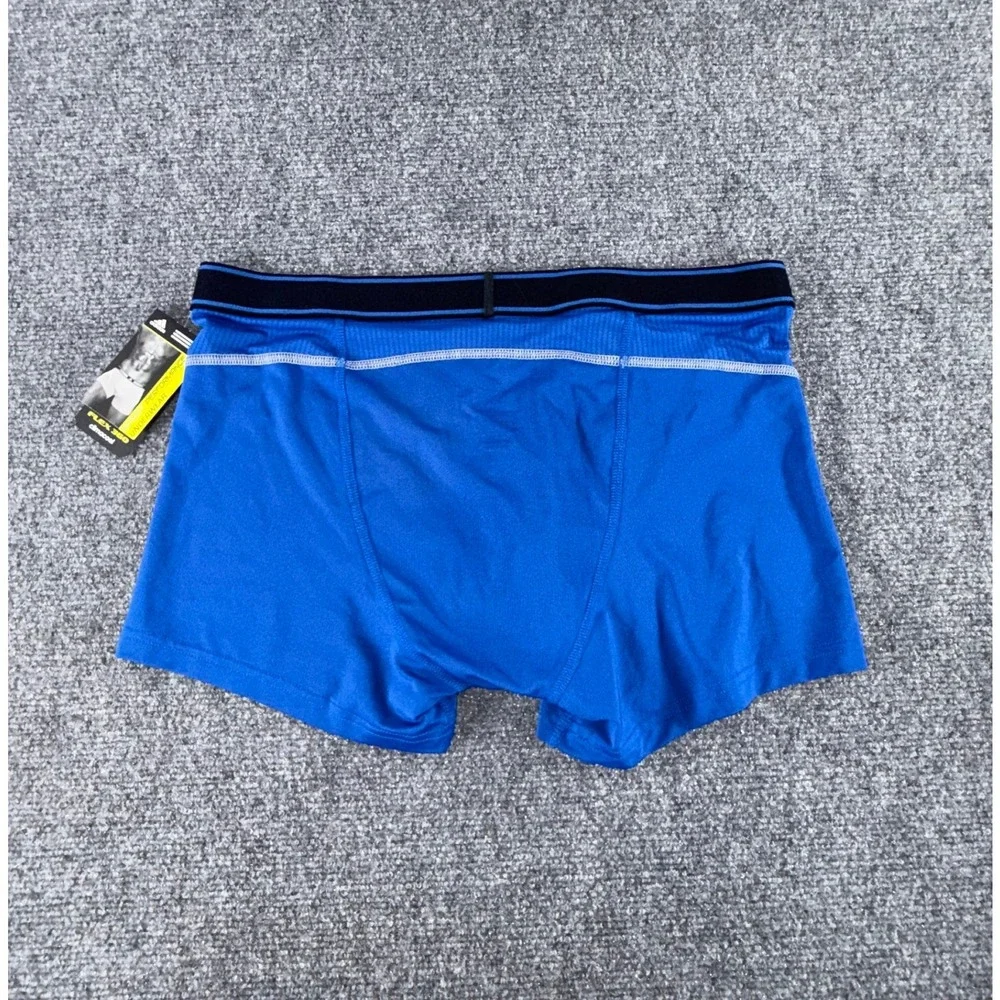 Adidas Mens Flex 360 Climacool Boxer Briefs Blue XL Sport Performance Underwear